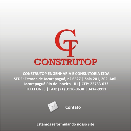 CONSTRUTOP - Site em Manutenção